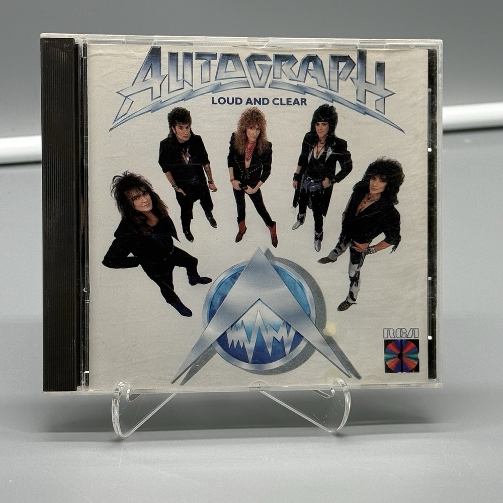 Autograph- Loud And Clear CD Original 1987 80s Hair Metal Aor Glam Rock Rare